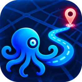 أيقونة الحبّار GPS